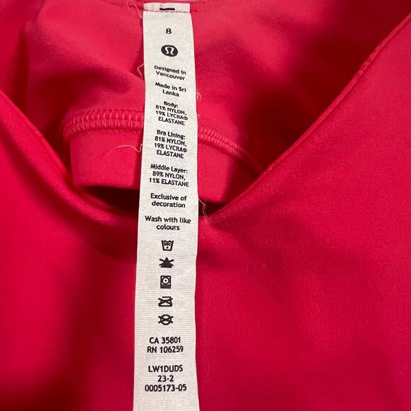 Lululemon Align Tank Top Pink Women's Size 8 - Picture 3 of 7